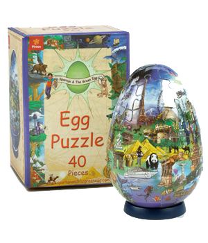 Egg Puzzle and box
