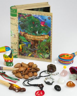 World of Amazonia Tin Book Box