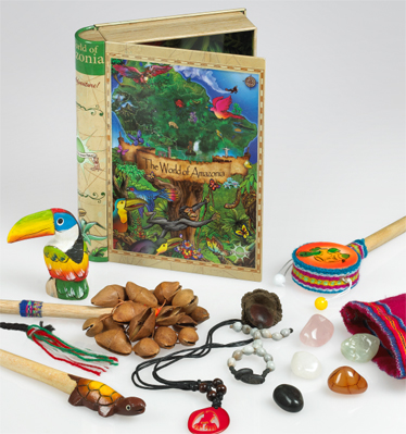 World of Amazonia Tin Book Box